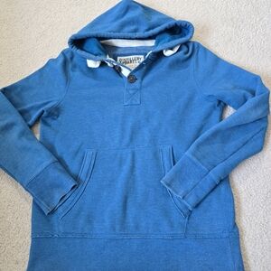 Distillery Apparel Men’s Blue Pullover Hoodie Size Large
